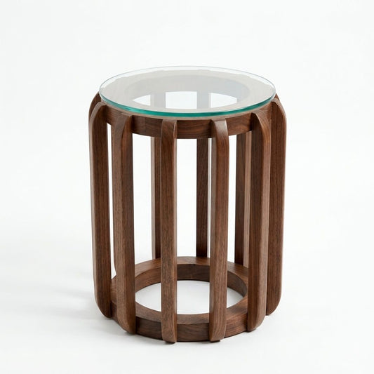 Mesa lateral Elba - Rosa morada