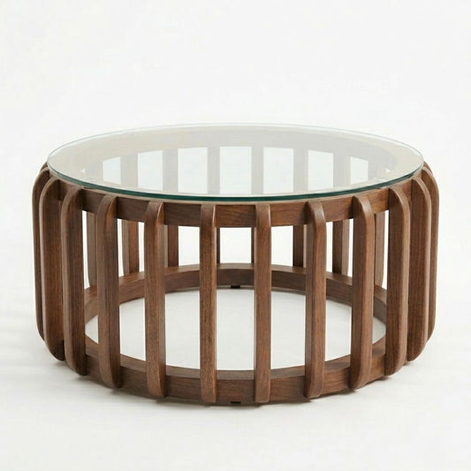Mesa de centro Elba -  Rosa morada
