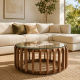 Mesa de centro Elba -  Rosa morada